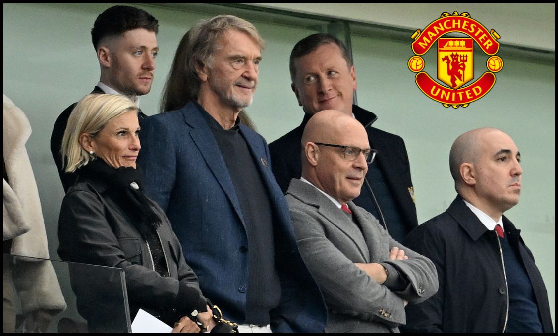 INEOS chiefs look on while watching Manchester United.