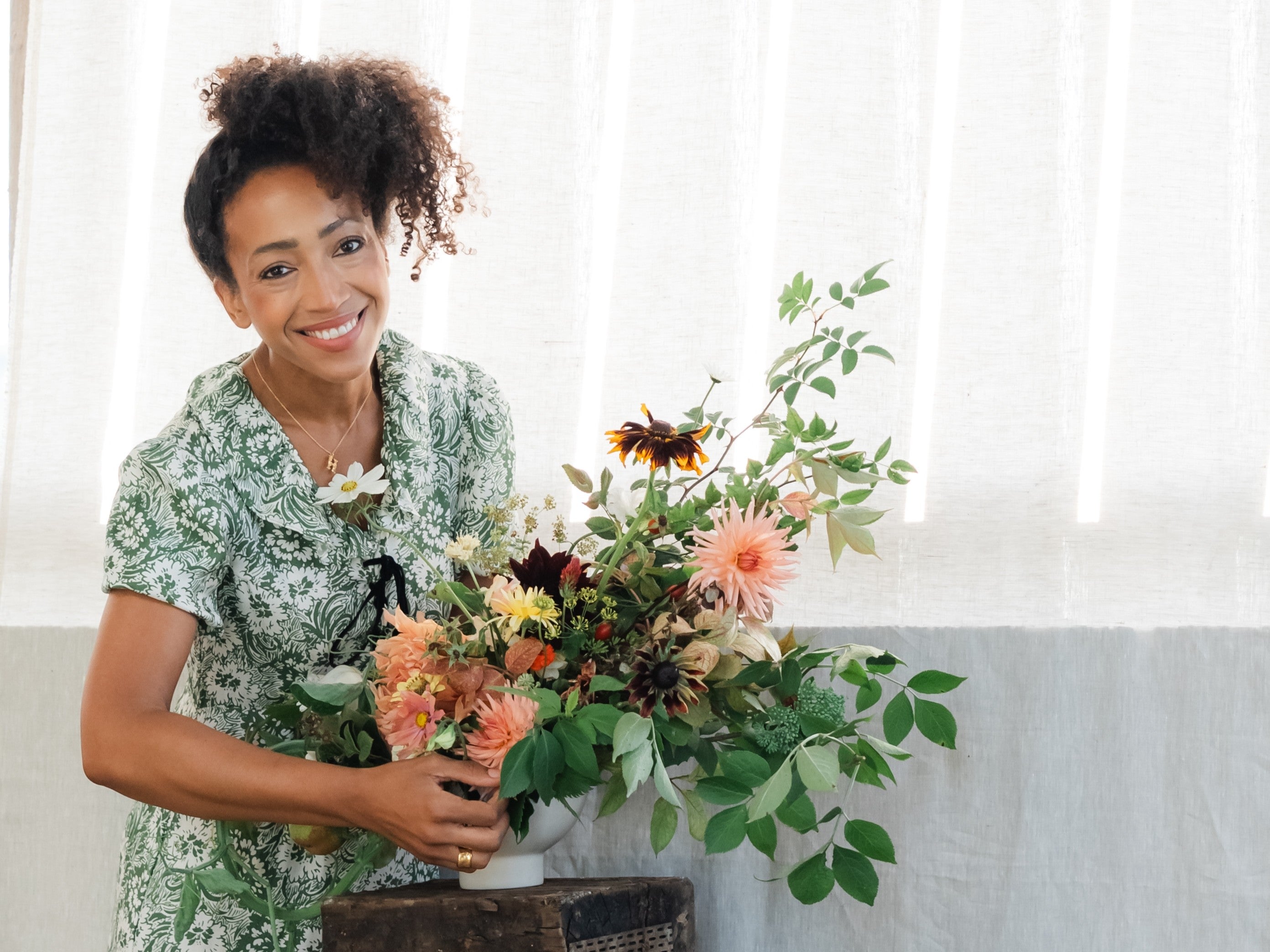 Hazel Gardiner would be delighted with a red suede handbag